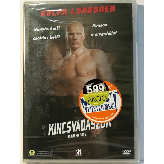 Kincsvadászok - Dolph Lundgren - új, fóliás DVD