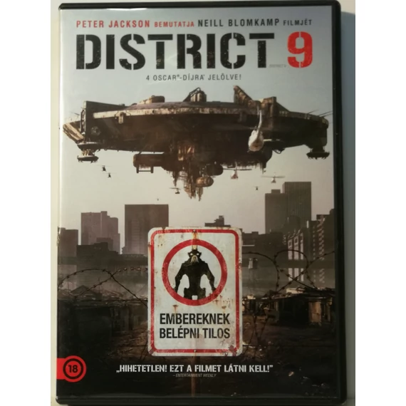 District 9 - Sharlto Copley, Jason Cope - karcmentes DVD