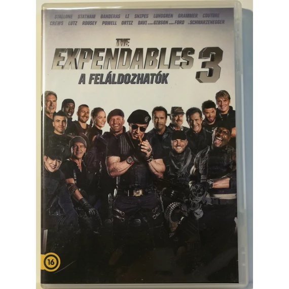 A feláldozhatók 3. - Expendables - Stallone, Statham, Banderas, Lundgren, Li, Snipes - DVD