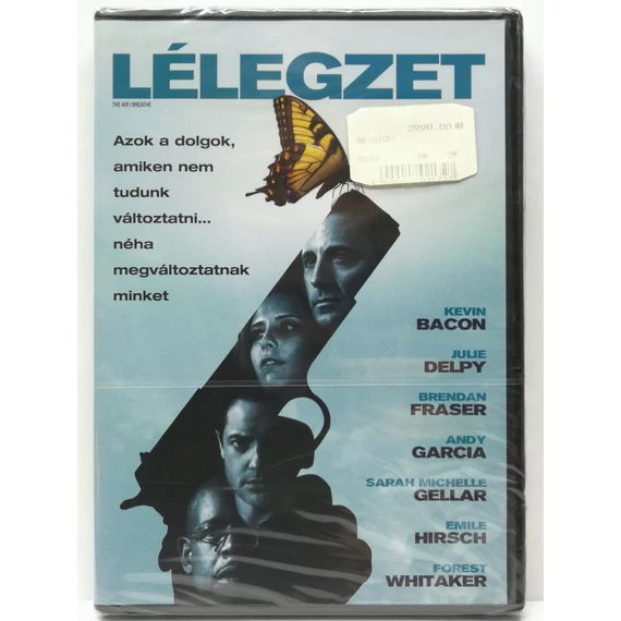 Lélegzet - Brendan Fraser, Kevin Bacon, Andy Garcia - új, fóliás DVD