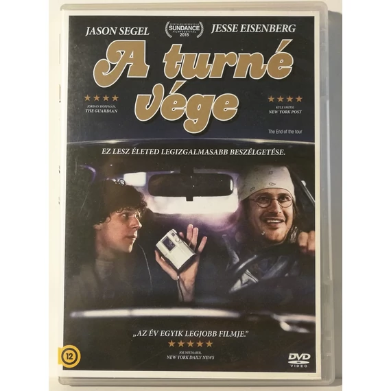 A turné vége - Jason Segel, Jesse Eisenberg - karcmentes DVD
