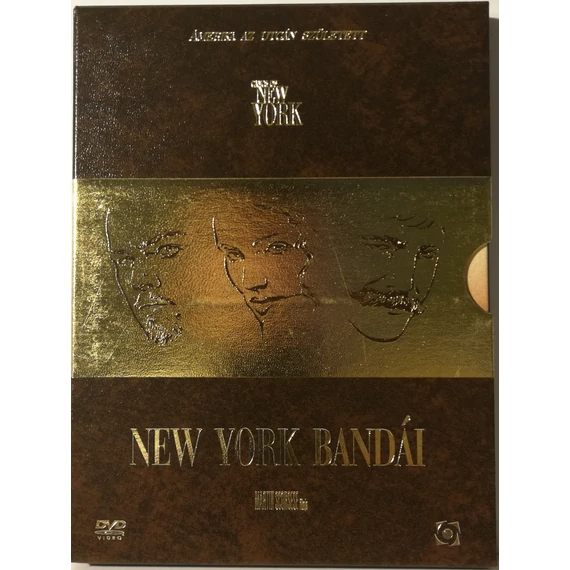 New York bandái - Leonardo DiCaprio - bőr hatású papírfeknis, duplalemezes digibook DVD