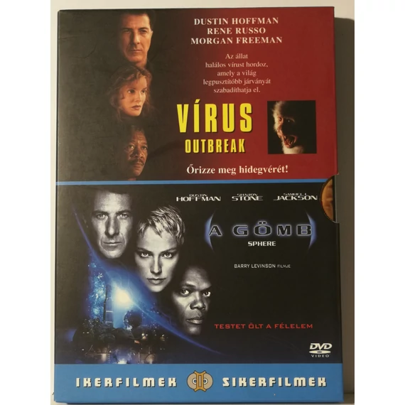 Vírus / A gömb - ikerfilmek sikerfilmek feknis slimtokos kiadás - karcmentes DVD
