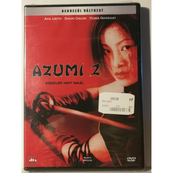 Azumi 2: Szerelem vagy halál - új, fóliás DVD