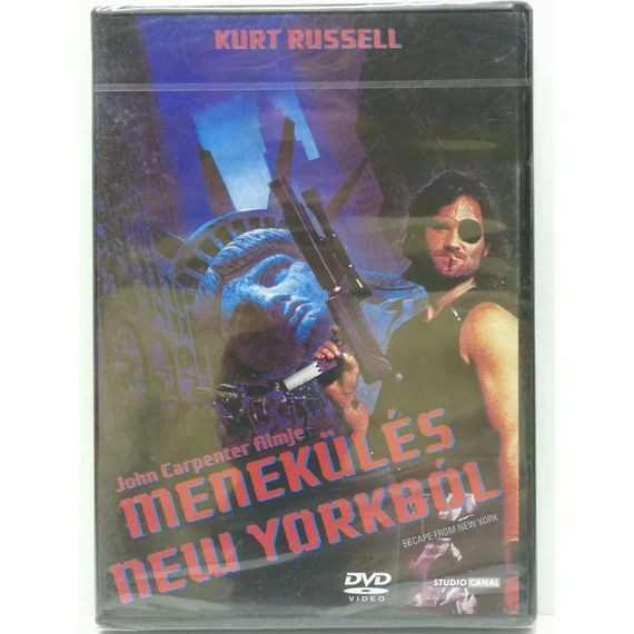 Menekülés New Yorkból - John Carpenter filmje - új, fóliás DVD
