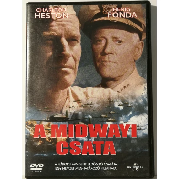A Midway-i csata - Charlton Heston, Henry Fonda - karcmentes DVD