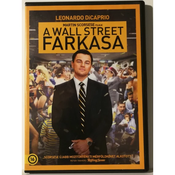 A wall street farkasa - Martin Scorsese - Leonardo DiCaprio, Margot Robbie - karcmentes DVD