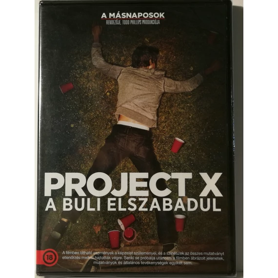 Project X - A buli elszabadul - új, fóliás DVD