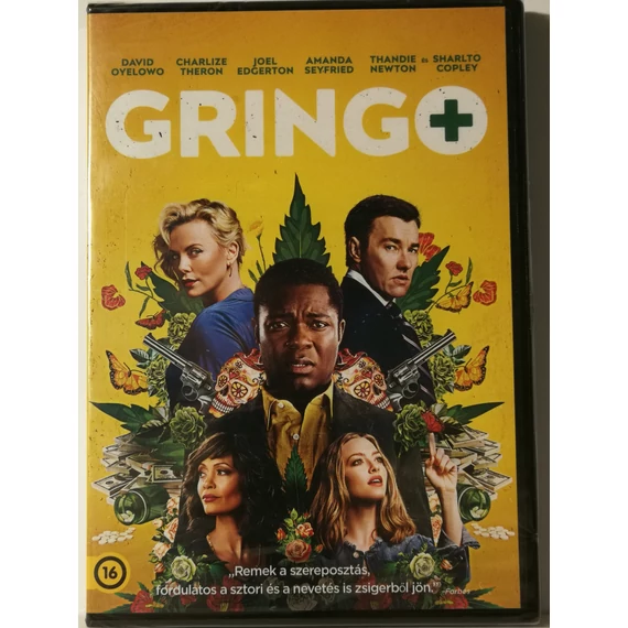 Gringo - Charlize Theron, Joel Edgerton, Amanda Seyfried - új, fóliás DVD