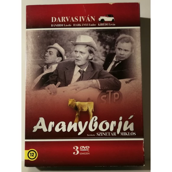 Aranyborjú - Szinetár Miklós redezése - 3 lemezes paírfeknis kiadás - új, fóliás DVD