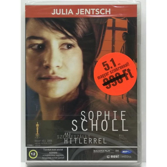 Sophie Scholl - Aki szembeszállt Hitlerrel  - új, fóliás DVD