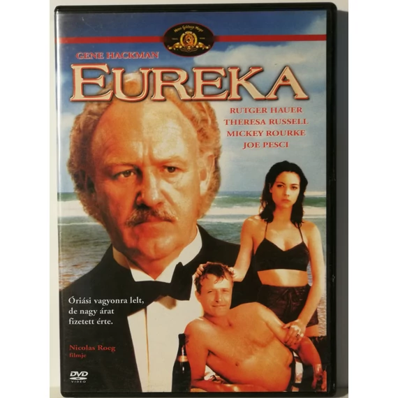 Eureka - Gene Hackman, Rutger Hauer, Mickey Rourke, Joe Pesci - karcmentes DVD