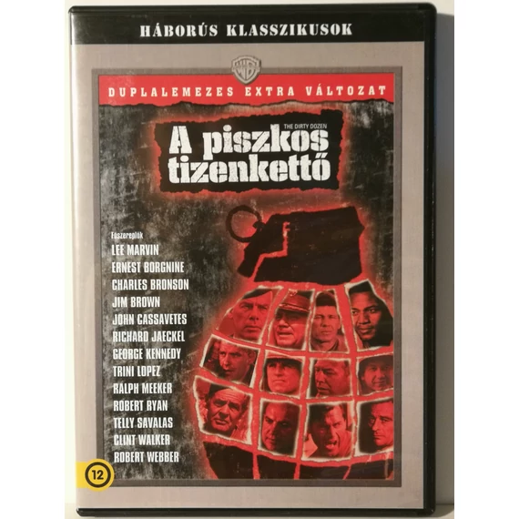 A piszkos tizenkettő - Robert Aldrich filmje - duplalemezes DVD