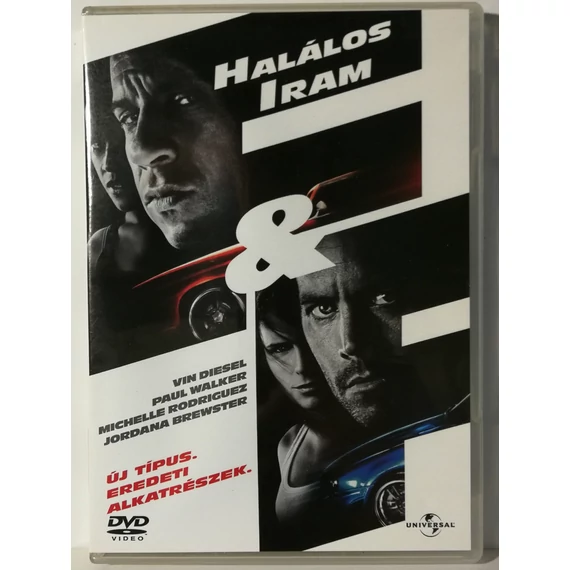 Halálos iram - Paul Walker, Vin Diesel, Michelle Rodriguez, Jordana Brewster - DVD