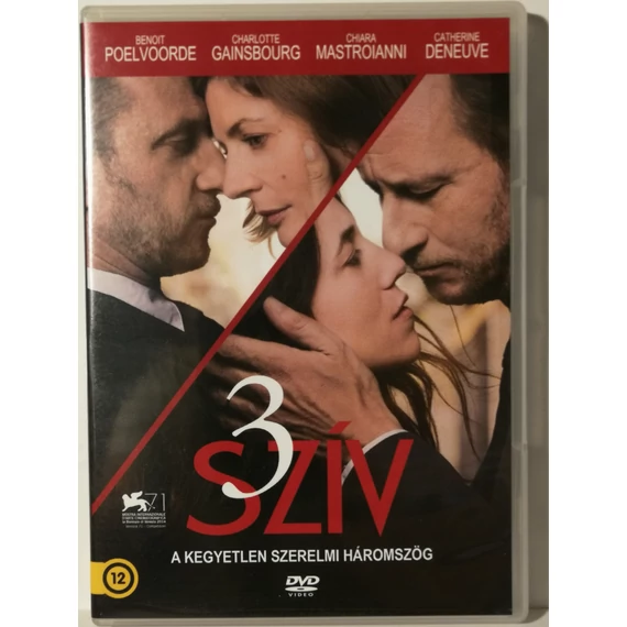 3 Szív - A kegyetlen szerelmi háromszög - karcmentes DVD