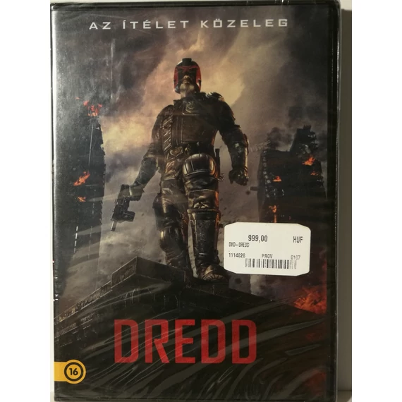 Dredd - Az ítélet közeleg - Karl Urban, Olivia Thirlby, Lena Headey  - új, fóliás DVD