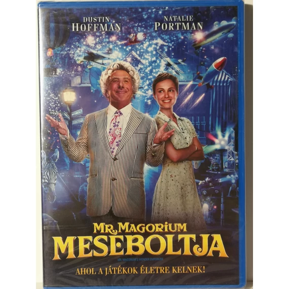 Mr. Magorium meseboltja - Dustin Hoffman, Natalie Portman, Jason Bateman - új, fóliás DVD