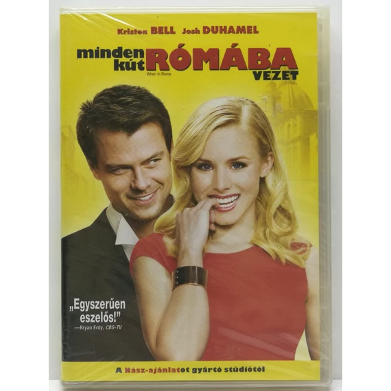 Minden kút Rómába vezet - Kristen Bell, Josh Duhamel - új, fóliás DVD