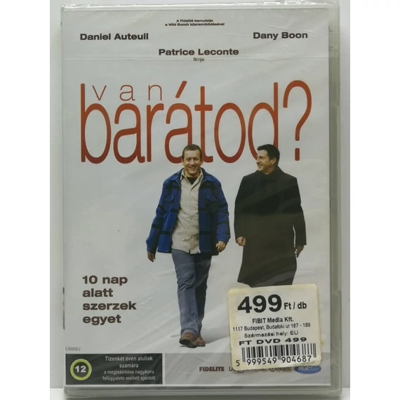 Van barátod? - Patrice Leconte filmje- új, fóliás DVD