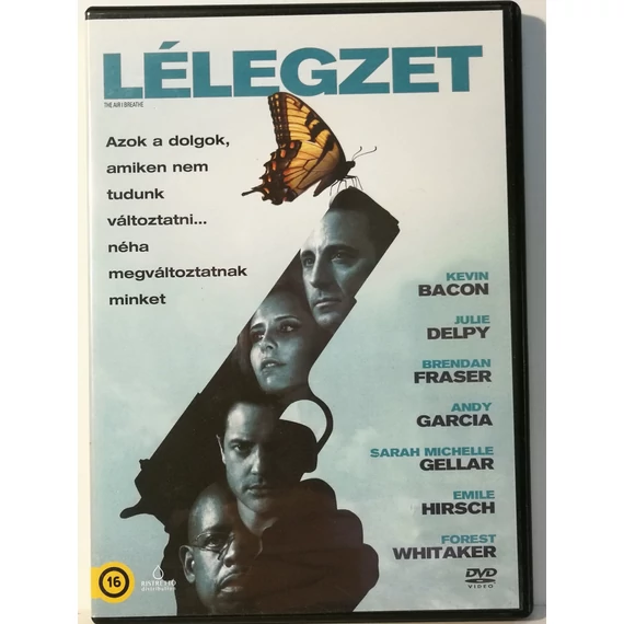Lélegzet - Brendan Fraser, Kevin Bacon, Andy Garcia, Julie Delpy - karcmentes DVD