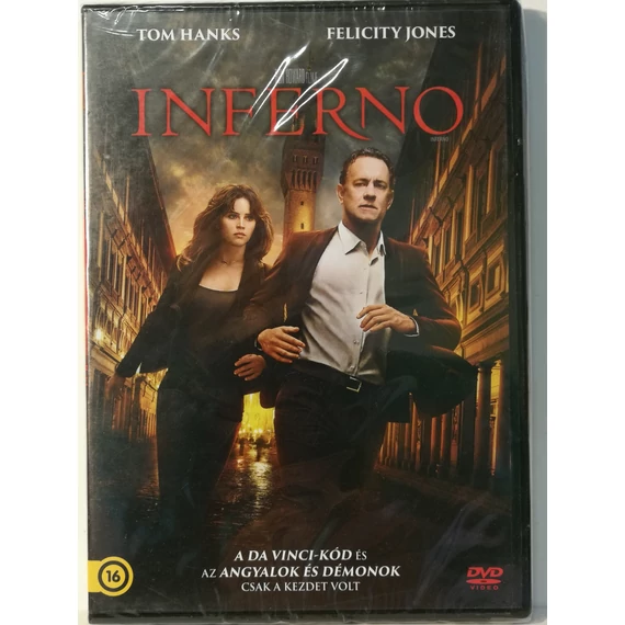 Inferno - Tom Hanks, Felicity Jones - új, fóliás DVD