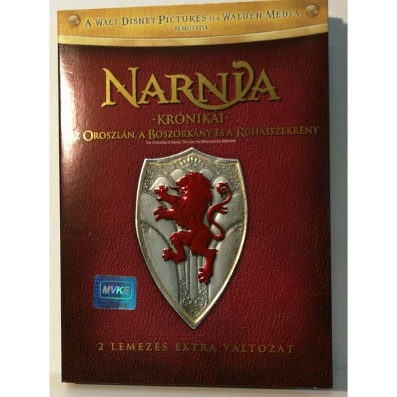Narnia krónikái - Az oroszlán, a boszorkány és a ruhásszekrény - duplalemezes, papírfeknis, karcmentes DVD