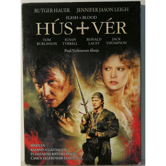 Hús és vér- Rutger Hauer - papírfeknis DVD