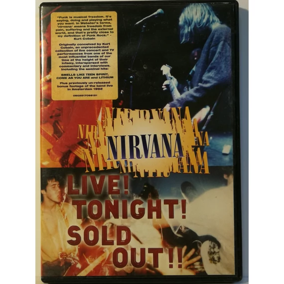 Nirvana - Live! Tonight! Sold Out!! - DVD