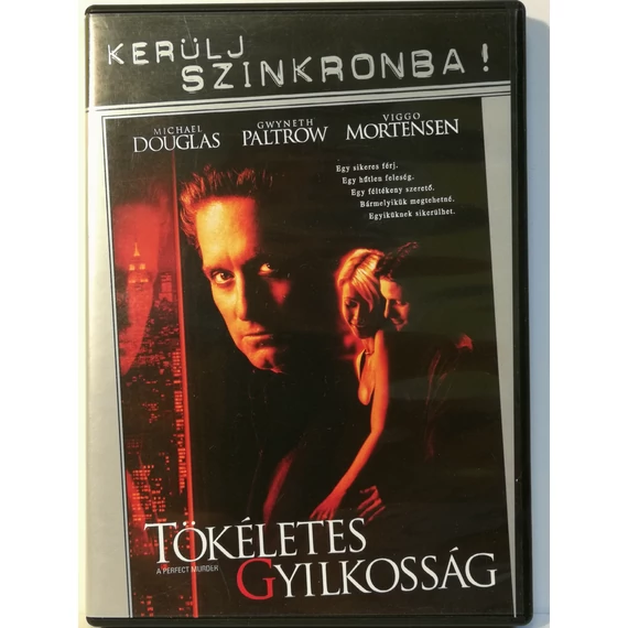 Tökéletes gyilkosság - Kerülj szinkronba! Kiadás - Michael Douglas, Gwyneth Paltrow - DVD