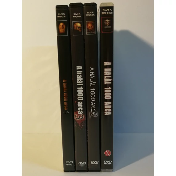 A halál 1000 arca 1, 2, 3 és 4. rész - karcmentes DVD