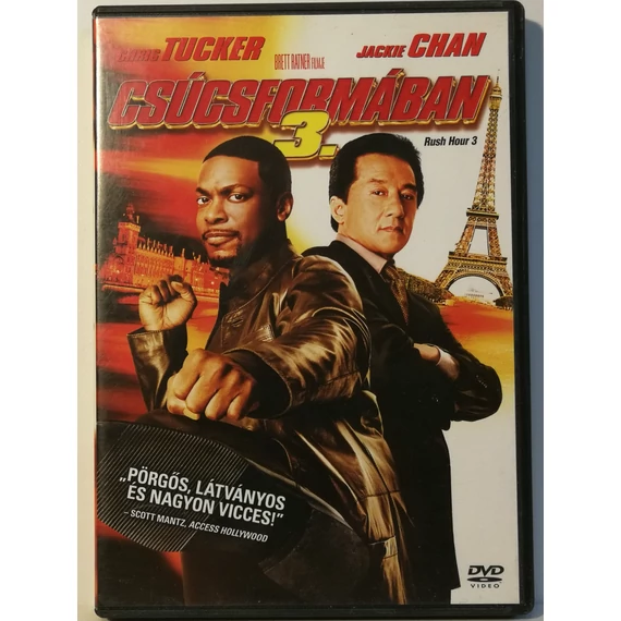 Csúcsformában 3. - Jackie Chan, Chris Tucker - DVD