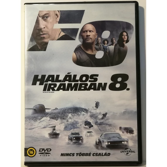 Halálos iramban 8 - Dwayne Johnson, Vin Diesel - DVD
